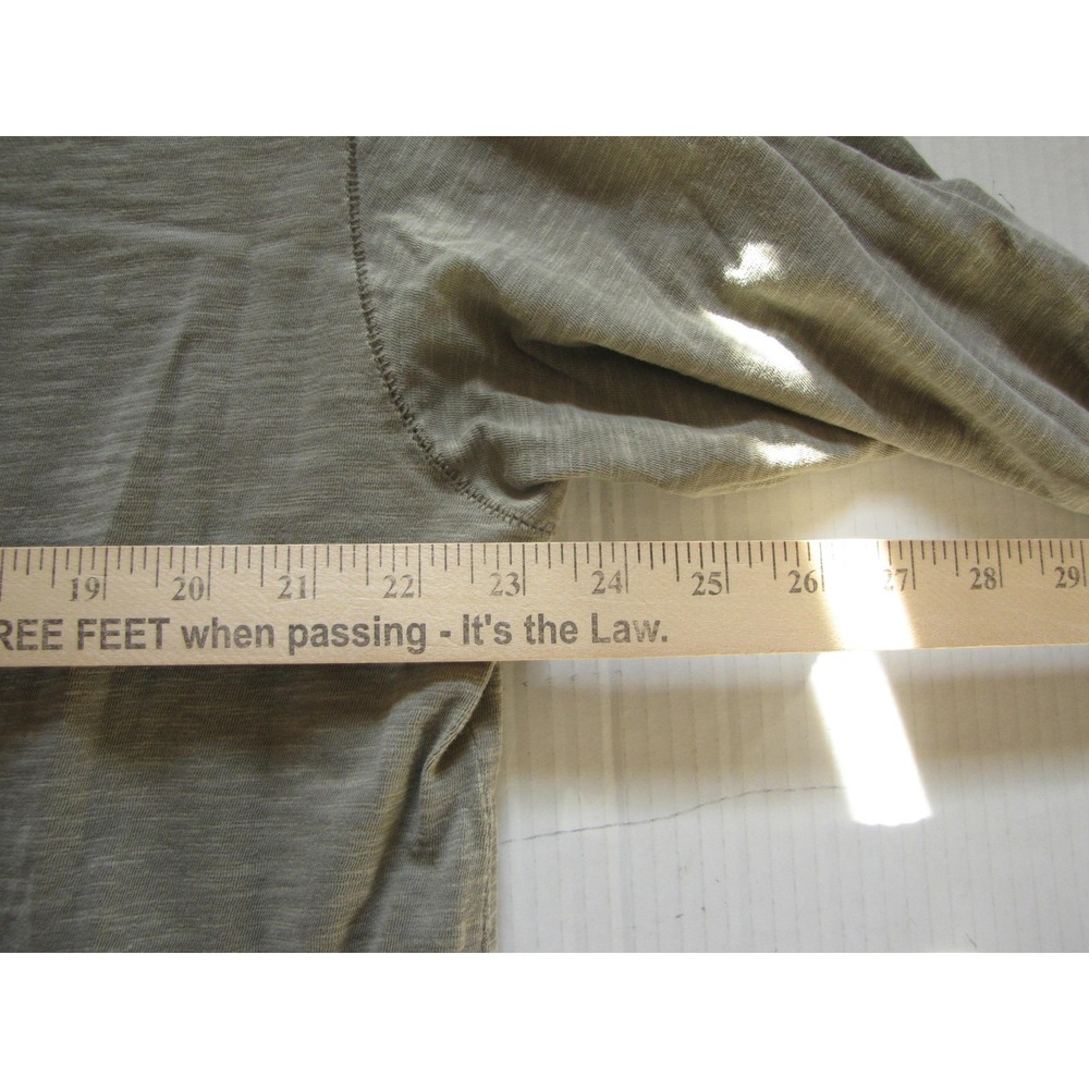 Tommy Bahama Shirt Mens XL Olive Green Pima Cotton Long Sleeve Crewneck Relax - Picture 5 of 6